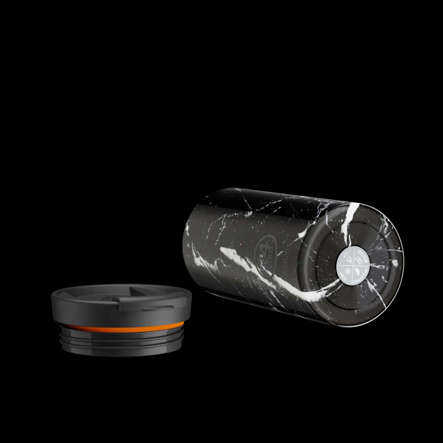 Black Marble 600 ml>24 Bottles