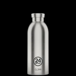 Brushed Steel 500 ml>24 Bottles Hot